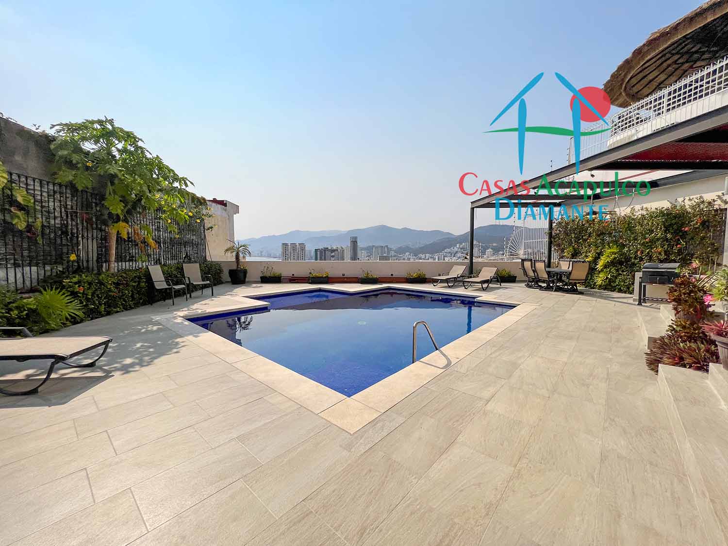 Joyas de Brisamar Vista de la Bruma 3 - Terraza con alberca 8